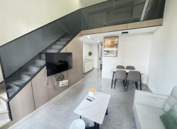 独栋·尔家公寓 毛湾家园店 广益公寓直租！精装复式loft  包物业宽带 押一付一 1室1厅_毛湾家园租房