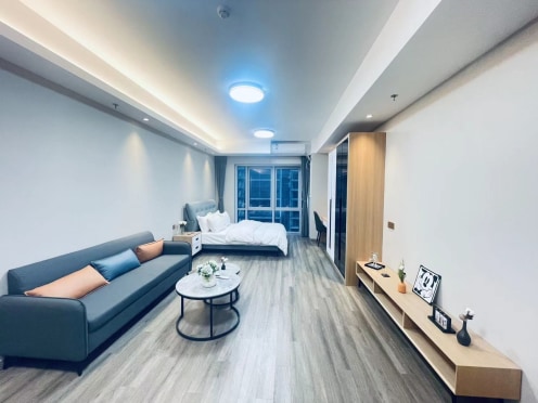 独栋·贝壳寓 橙寓甄选公寓 相城活力岛全新精装修整租一居室拎包入住 开间