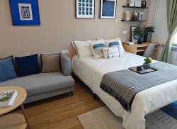 独栋·融寓 太原街店 融寓·太原街商圈旁人才公寓东向A户型超值特惠冬季暖心拎包入住 ，无物业费无中介费 1室1厅_南八马路19号租房