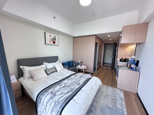 独栋·龙湖冠寓 宁波北仑青创大厦店 保租房民水民电近地铁品牌公寓独栋单间 1室1厅