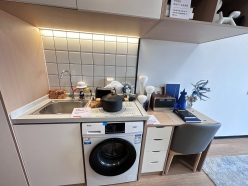 独栋·龙湖冠寓 宁波北仑青创大厦店 保租房民水民电、近博地近银泰品牌公寓独栋单间 1室1厅