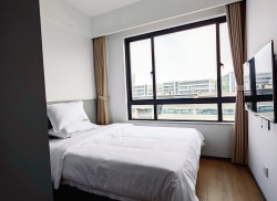 独栋·尚寓 柯桥店 两室一厅观景房 2室1厅_中国轻纺城创意园西区租房