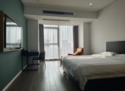 独栋·尚寓 花桥店 一室外景房 限时优惠   数量有限  拎包入住  公寓直租 1室1厅_汇金大厦租房