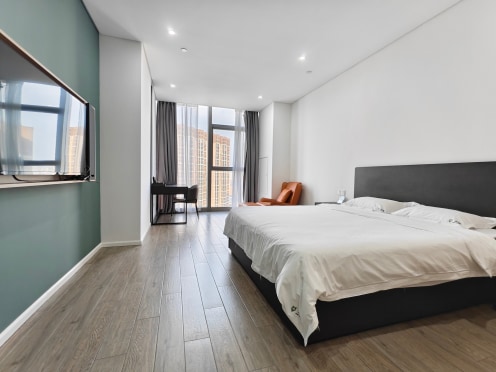 独栋·尚寓 花桥店 一室外景房 家电齐全 24H安保 24H管家 朝向东 1室1厅