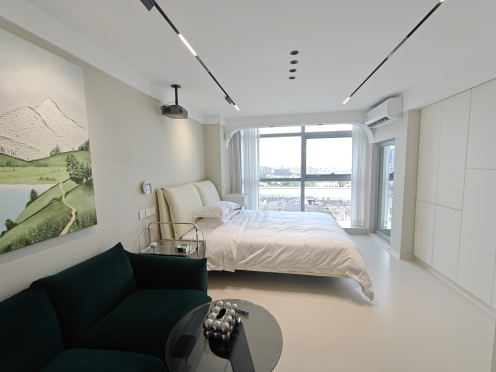 独栋·平发公寓 兆丰路店 精装一房全屋定制 投影仪 悬浮床 落地窗 1室1厅