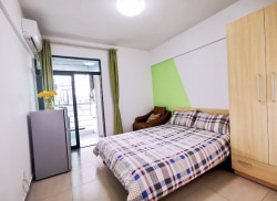 独栋·鑫茂鑫海公寓 D栋 近福田小区  网红社区一居室 带独立厨卫 带停车场 开间_鑫海公寓租房