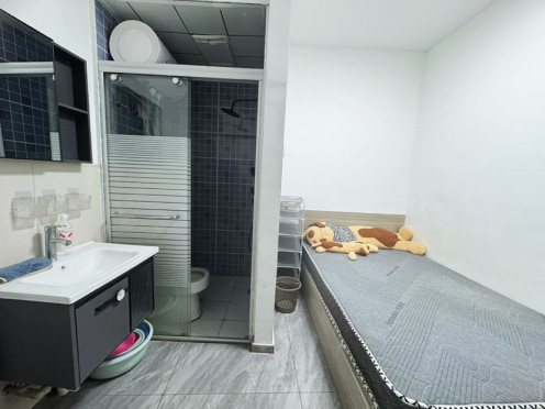 独栋·合木公寓 爱奇寓世贸广场店 世茂生活广场电梯精装HI户型 开间