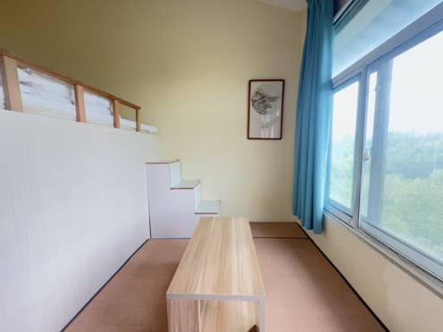 独栋·合木公寓 苏枫寓凤凰街2店 凤凰街带衣帽间别致榻榻米II户型非中介 1室1厅