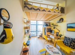 独栋·冠寓 厦门高新园店 【12月限时特惠】阳光落地窗复式押一付一！近地铁BRT 可短租 1室1厅_首泰国际广场租房