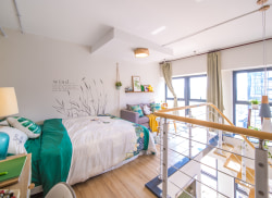 独栋·冠寓 厦门高新园店 高新园12月限时特惠！大空间温馨储物复式 湖里创新园 1室1厅_首泰国际广场租房