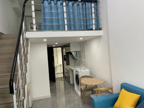 独栋·浩邻公寓 新都悦蓉城店 0中介 大丰5号线精装修跃层 拎包入住 1室1厅