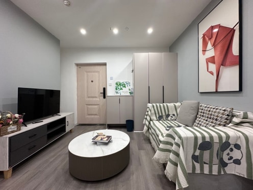 独栋·麓栖公寓 碧桂园中环荟 八里庄地铁口标间 0中介 月付 东郊记忆 1室1厅