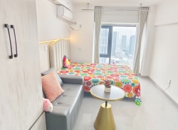 独栋·康佳公寓 咸阳中南菩悦中心 地铁口精装一室开间 1室1厅_中南·菩悦东望中心租房