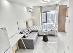 独栋·康佳公寓 咸阳中南菩悦中心 优质一室 1室1厅_中南·菩悦东望中心租房