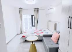 独栋·康佳公寓 咸阳中南菩悦中心 优质开间 1室1厅_中南·菩悦东望中心租房