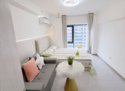 独栋·康佳公寓 咸阳中南菩悦中心 舒适阳光房 1室1厅_中南·菩悦东望中心租房