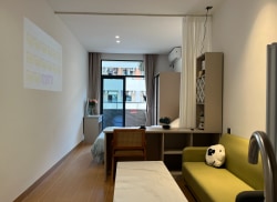 独栋·相寓城公寓 SM店 单间1550起，大户型首月五折，近1.3号线地铁口 电0.54 水4.1 电梯房 1室1厅_悦华路租房