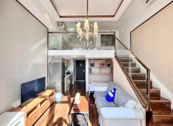 独栋·来住酒店式公寓 绿地中央广场店 特价特价！落地窗 采光好 精装修 家电齐全 1室1厅_绿地中央广场租房