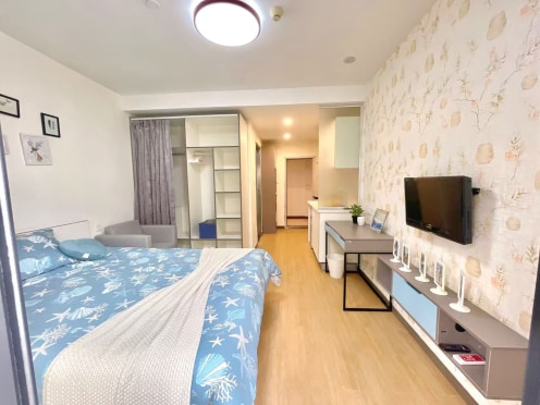 独栋·安景寓 水荫路店 【新店特惠】动物园地铁站 民电 押一 阳光有阳台 家电齐全 1室1厅