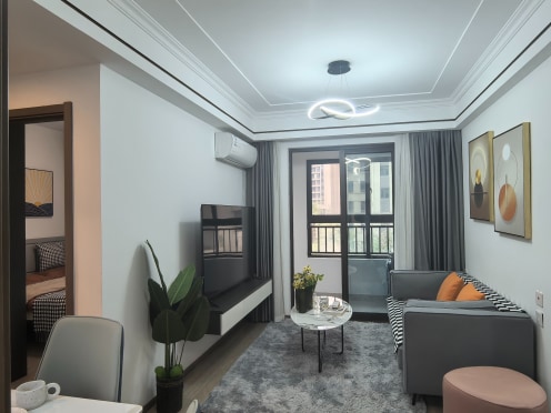 独栋·滨纷公寓 馥庭FEEL 【捡漏】无中介费！民水民电！一居室限时特惠！近地铁口 1室1厅