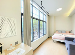 独栋·广州安居公寓 棠德花苑店 小区精装单间安全 超大窗户超绝采光视野 国企保障押一民用电 开间_棠德花苑租房