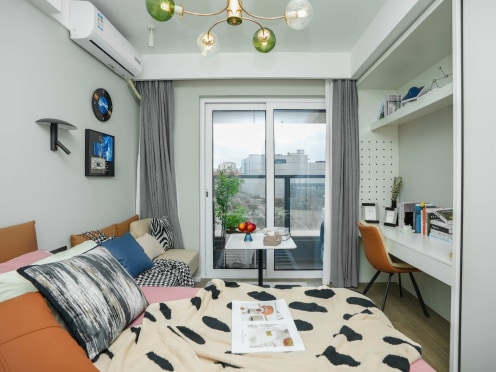 独栋·柚米 城投橙寓柚米社区 【实习福利】4个月特价 高新区独立厨卫带阳台 近东部新城 宁波研发园 智慧园 科创中心 1室1厅