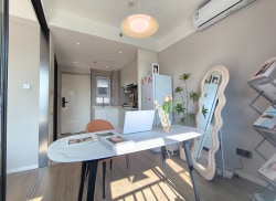 独栋·柚米寓 城投柚米社区 精装修朝南一室一厅可做饭 押一付一无中介  近鄞州天街 港隆广场 1室1厅_丹桂路9号租房