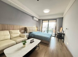 独栋·柚米寓 善城公寓 近嘉善县南站 整租一室 无中介费 租期灵活 民用水电气 1室1厅_善城公寓租房