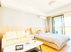 独栋·柚米寓 善城公寓 嘉善县白水塘公园旁 一室出租 民用水电气 0中介费 1室1厅_善城公寓租房