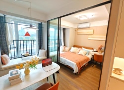 独栋·柚米 城投橙寓柚米社区 精装修朝南一室一厅可做饭 押一付一无中介  近鄞州天街 港隆广场 1室1厅_丹桂路9号租房