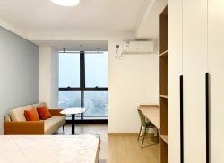 独栋·柚米 青创柚米寓 义乌市 佛堂镇整租一年起租 0中介费 近航宾仿真花产业园  义南工业园区 1室1厅_美的·宝龙世家租房