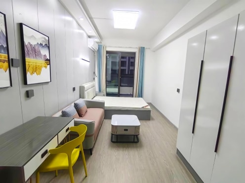 独栋·成都宽寓 越鞠苑店 开间带阳台 1室1厅