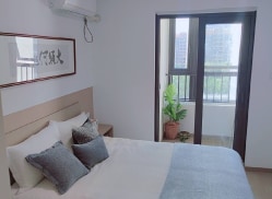 独栋·华润置地·有巢公寓 江南路店 阳台 独立厨卫 民水民电，物业宽带费全免整租一室 1室1厅_福明路66号租房