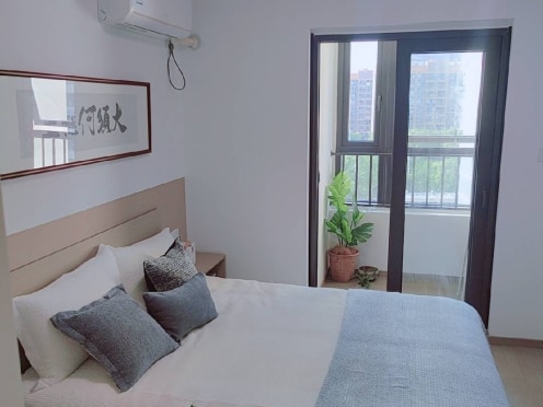 独栋·华润置地·有巢公寓 江南路店 阳台 独立厨卫 民水民电，物业宽带费全免整租一室 1室1厅