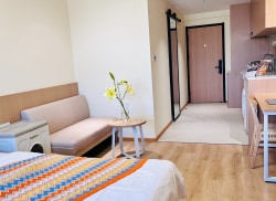 独栋·艺方公寓 艺方公寓 紧邻实验学校 短租友好 免费健身房 无中介 开间_潮白河云谷租房