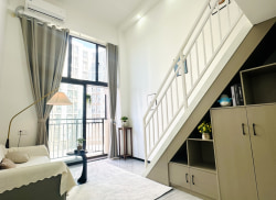 独栋·云栖公寓 鸿悦时代店 大沥网红街，复式一房一厅，长租首月免租，拎包入住 1室1厅_鸿悦时代租房