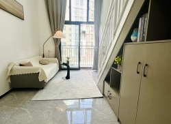 独栋·云栖公寓 鸿悦时代店 大沥镇网红街市鸿悦时代，一房loft，全新采光通透，随时入住 1室1厅_鸿悦时代租房