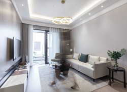 独栋·中海海堂 苏州奥体店 新年特惠拎包入住可短租 押一付一 含床品水电保洁车位费 2室1厅_中海上东区租房