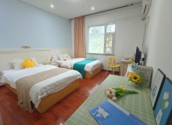 独栋·艾米阳光公寓 学府路店 五华区金鼎山北路地铁站/虹山片区/电梯空调双床房整租直租 开间_学府路609号租房