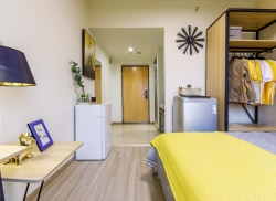 独栋·蔷薇之家 无中介费 特惠阳光温馨一室 开间_禾兴南路680号租房