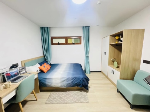 独栋·CCB建融家园 中华路店 无中介 太原街 地铁旁一室 精装 可月付 押一付一 1室1厅