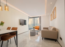 独栋·云锦汇 国际公寓 双房湖景阳台，酒店式服务，全新直租 2室1厅_云锦中心租房