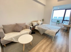 独栋·瑞居 花桥店 品牌人才公寓【木艺风】长租送免租优惠 1室1厅_智慧广场租房