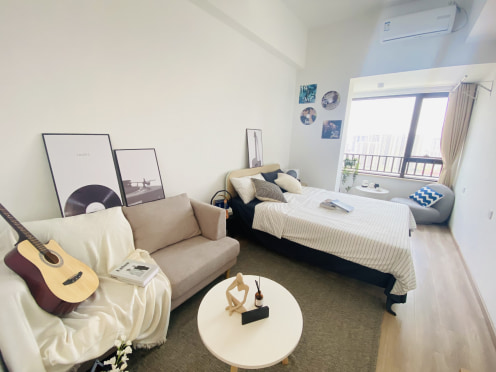 独栋·瑞居 花桥店 品牌人才公寓【奶油风】长租送优惠 1室1厅