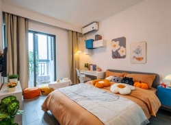 独栋·U厝公寓 战峰一店 【无中介费 押一付一】国企直租 管家一对一服务 民水民电  带阳台 稻田小镇 带电梯  地铁1号线 开间_满洋路164号租房