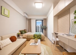 独栋·U厝公寓 战坂店 【免费健身房台球厅】精装单身公寓 民用水电 押一付一 开间_满洋路555号租房