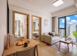 独栋·U厝公寓 战坂店 【限时折扣】端头阳光两居室 无中介费 民水民电 免费健身房 2室1厅_满洋路555号租房