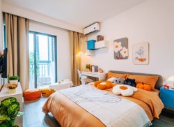 独栋·U厝公寓 战峰一店 【限时特惠】近地铁一号线 民用水电押一付一 家具家电齐全 商超交通便利 精装电梯房国企直租 开间_满洋路164号租房