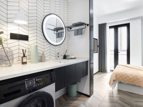 独栋·城家公寓 城家铱工场千灯人才公寓 【独立阳台】近京东园区！医疗器械产业园！可开票！免费健身房！ 开间