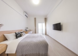 独栋·励业公寓 励业公寓烟台天津南路富士康店 超大空间，家电齐全带阳台精装两室一厅 2室0厅_励业公寓租房